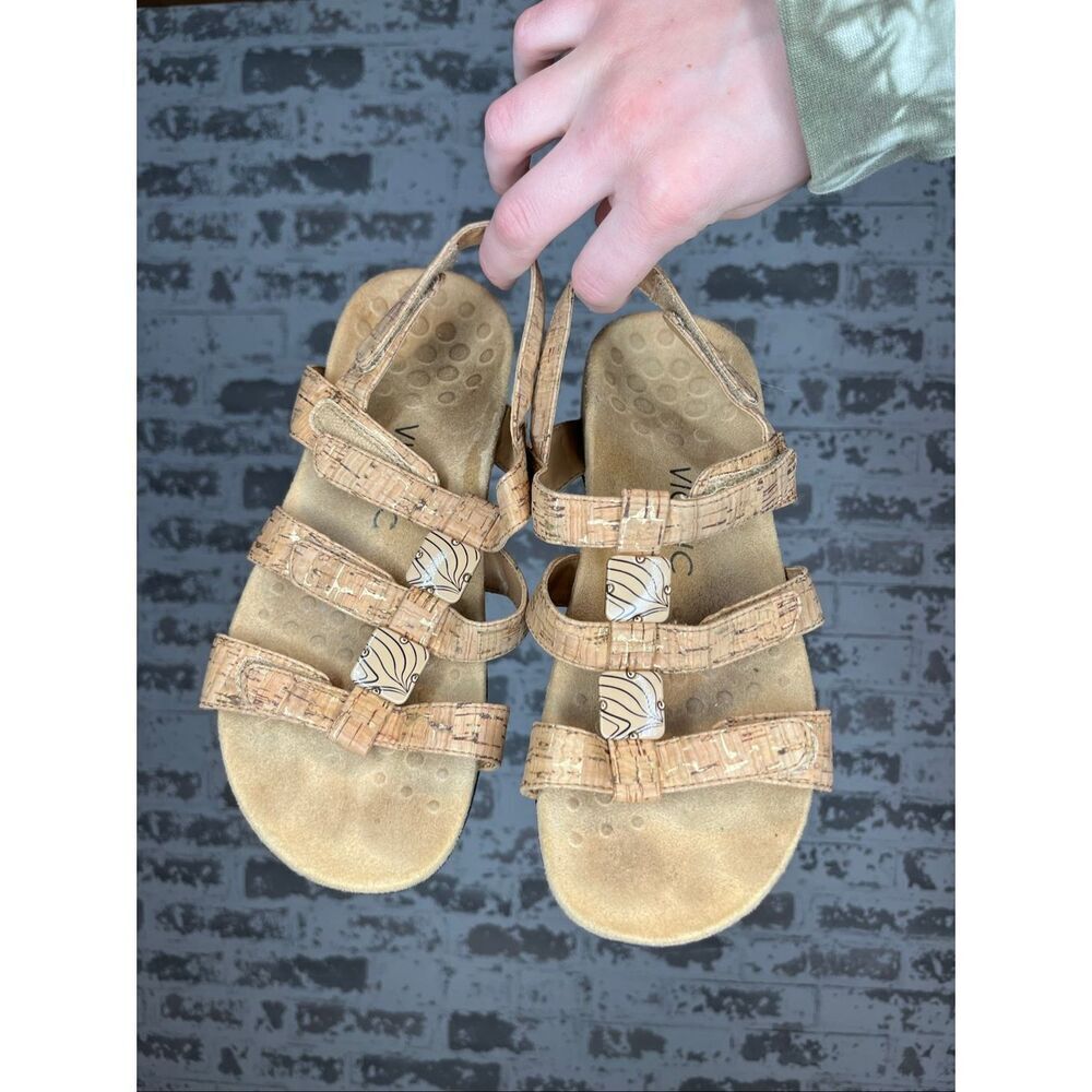 Vionic | women tan strappy sandals 44 amber
